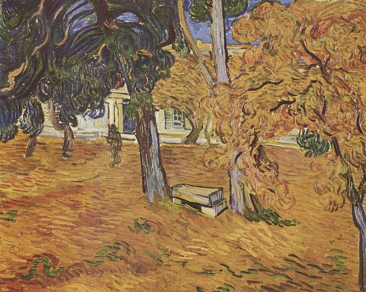 Vincent Van Gogh Park des Spitals Norge oil painting art